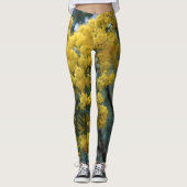 Blütengelber australischer Watschbaum, Leggings (Vorderseite)