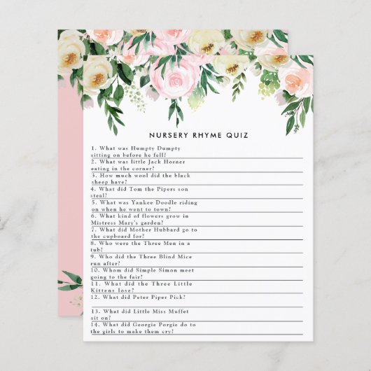 Blütengezwitscher-Kinderzimmer (Vorne/Hinten)