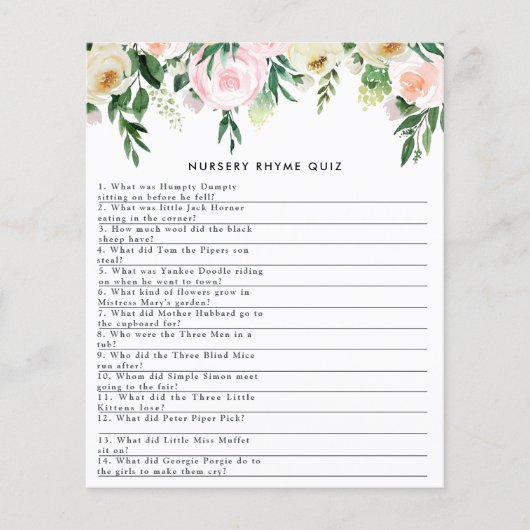 Blütengezwitscher-Kinderzimmer (Vorderseite)