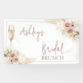 Blütenglas-Banner für Bohemisches Brautparty Banner (Horizontal)