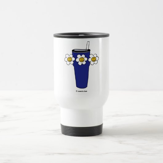 Blütenglücksmbler Reisebecher (Mittel)