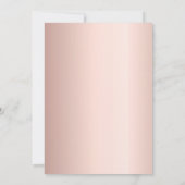 Blütengold-Rose Einladung (Rückseite)