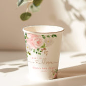 Blütengoldbaby in blühender Babydusche Pappbecher