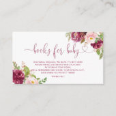 Blütengoldene Blumenbücher für die Kinderkarte Begleitkarte (Vorderseite)