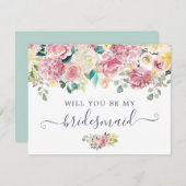 Blütengrün Eukalyptus werden Sie mein Einladung (Vorne/Hinten)