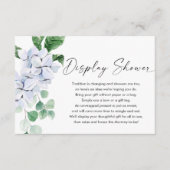 Blütengrün im Frühling Dusche Begleitkarte (Vorderseite)