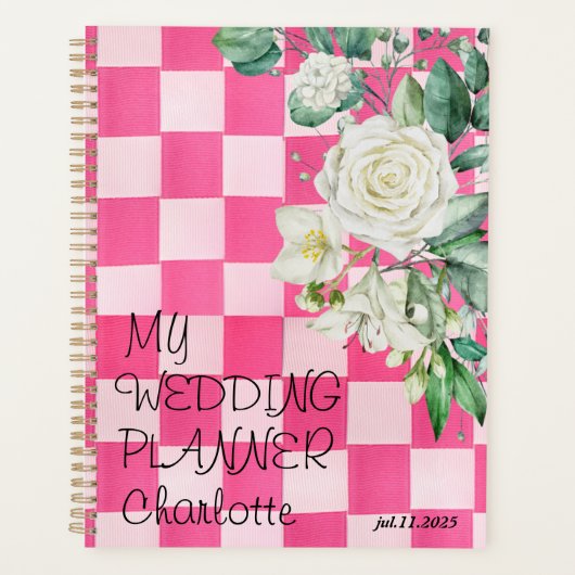 Blütengrün in Rosa Planer (Vorderseite)