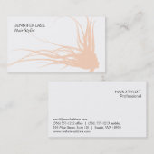 Blütenhaar (Bisque) Visitenkarte (Vorne/Hinten)