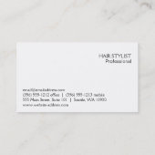 Blütenhaar (Bisque) Visitenkarte (Rückseite)