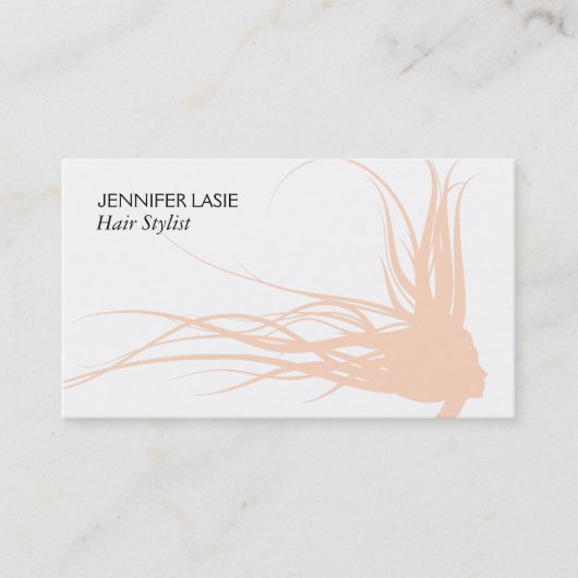 Blütenhaar (Bisque) Visitenkarte (Vorderseite)