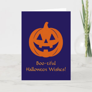 BlütenHalloween Feiertagskarte