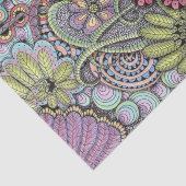 BlütenhandGezeichnet Peitschenpadel Botanisches Mu Seidenpapier (Ausschnitt)