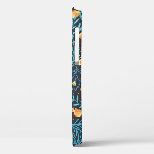 Blütenhandgezogen: Kreativ nahtlos Case-Mate iPhone Hülle (Rückseite / Links)