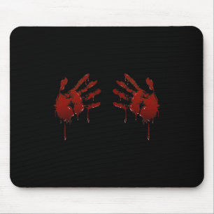 Blütenhandschrift für Männer - unangenehmes Hallow Mousepad