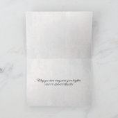 Blütenherz in Aquarell Karte (Innenseite)