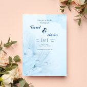 Blütenhochzeit Einladung