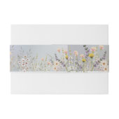 Blütenhochzeit Einladungsbanderole (Rückseitenbeispiel)