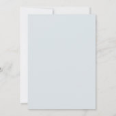 Blütenhochzeit für Kinder Einladung (Rückseite)