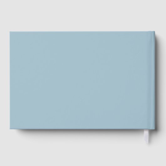 Blütenhochzeit Gästebuch (Rückseite)