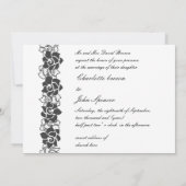 Blütenhochzeit "gelb grau" einladung (Rückseite)