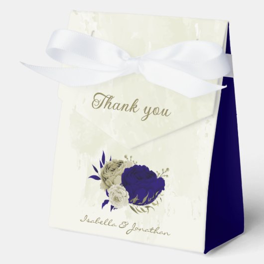 Blütenhochzeit Geschenkschachtel (Vorderseite)