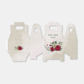 Blütenhochzeit Geschenkschachtel (Ungefaltet)