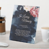 Blütenhochzeit in der Sternennacht Sockelschild (In SItu)