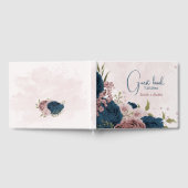 Blütenhochzeit in Rosa Gästebuch (Voll)