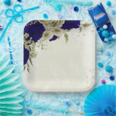 Blütenhochzeit Pappteller (Party)