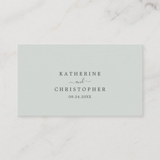 Blütenhochzeit Platzkarte (Rückseite)