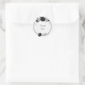 Blütenhochzeit Runder Aufkleber (Tasche)