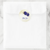 Blütenhochzeit Runder Aufkleber (Tasche)
