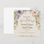 Blütenhochzeit Save The Date (Vorne/Hinten)