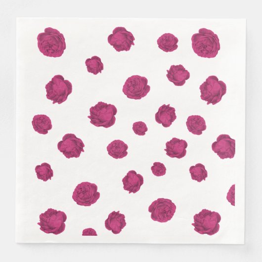 Blütenhochzeit Serviette (Vorderseite)