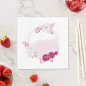 Blütenhochzeit Serviette (Beispiel)