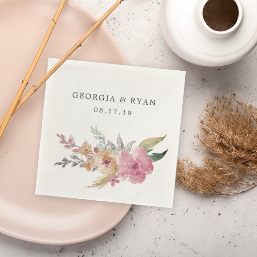 Blütenhochzeit Serviette