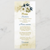 Blütenhochzeit von Marinebieddin Menükarte (Vorderseite)