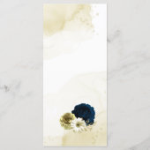 Blütenhochzeit von Marinebieddin Menükarte (Rückseite)