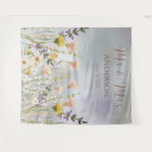 Blütenhochzeit Wandteppich (Vorderseite (Horizontal))