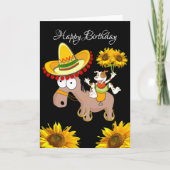 Blütenhorn-Faltenkarte Karte (Vorderseite)