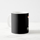 Blütenhund aus kurzer Dackel Kaffeetasse (Vorderseite Links)