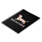 Blütenhund aus kurzer Dackel Notizblock (Linke Seite)