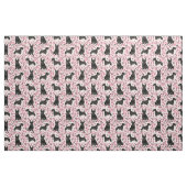 Blütenhunde Rosa Blüten Stoff (Fat Quarter (45,7 x 55,9 cm))