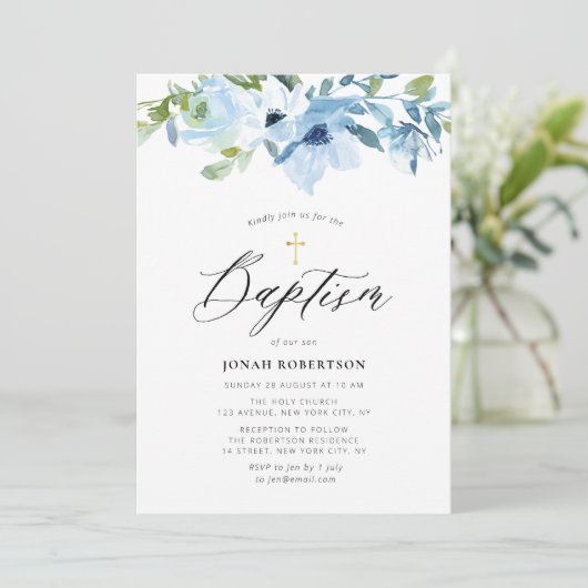 Blütenjunge Einladung (Stehend Vorderseite)