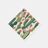 Blütenkaktus Serviette (Ecke)