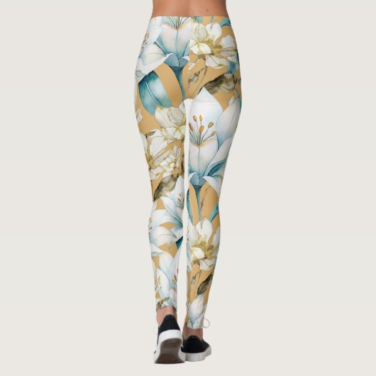 Blütenkalk Leggings (Rückseite)