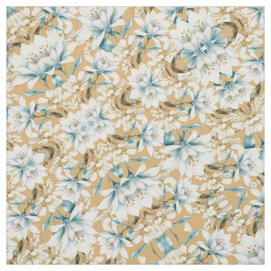 Blütenkalk Stoff (Muster)
