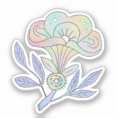 Blütenkelch  aufkleber (Vorderseite)