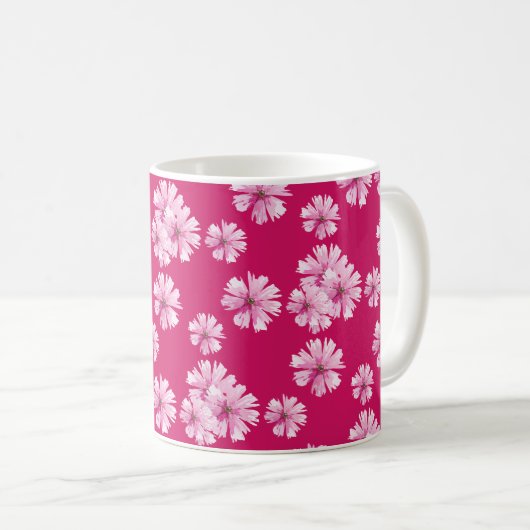 Blütenkirschblüte Kaffeetasse (VorderseiteRechts)