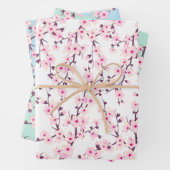 Blütenkirsche Blüten Pastelltöne Geschenkpapier Set (Beispiel)